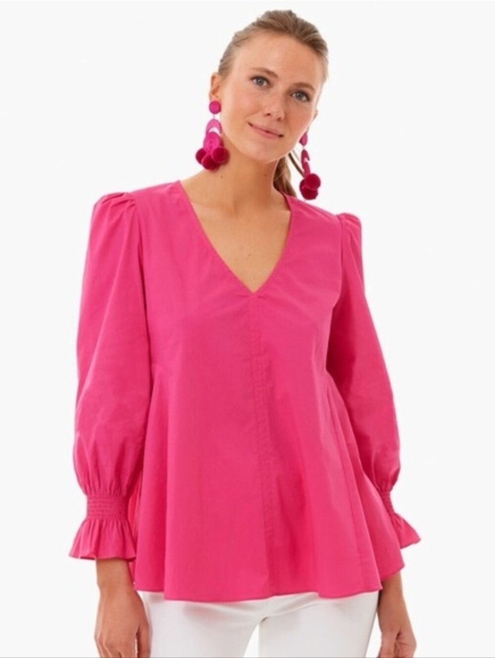 Nwt Tuckernuck Pomander Place  Easton Blouse Pink Size XS